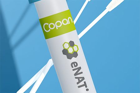 Copan SRK® environmental surface sampling kits with blue caps